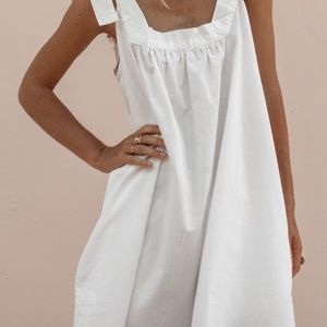 POSSE TORA MINI DRESS white one size